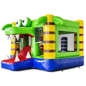 Springkussen Krokodil