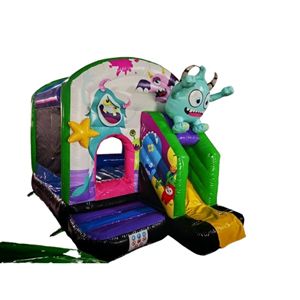 Springkussen vrolijk monster